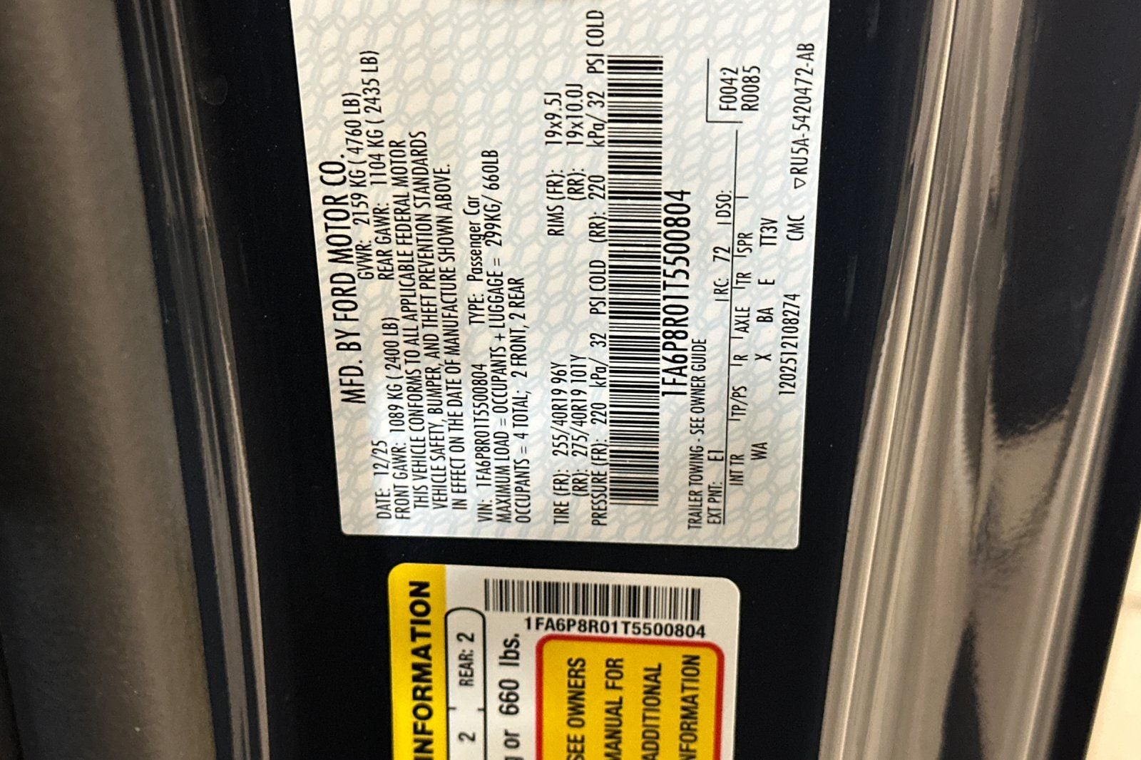 2026 Ford Mustang Dark Horse