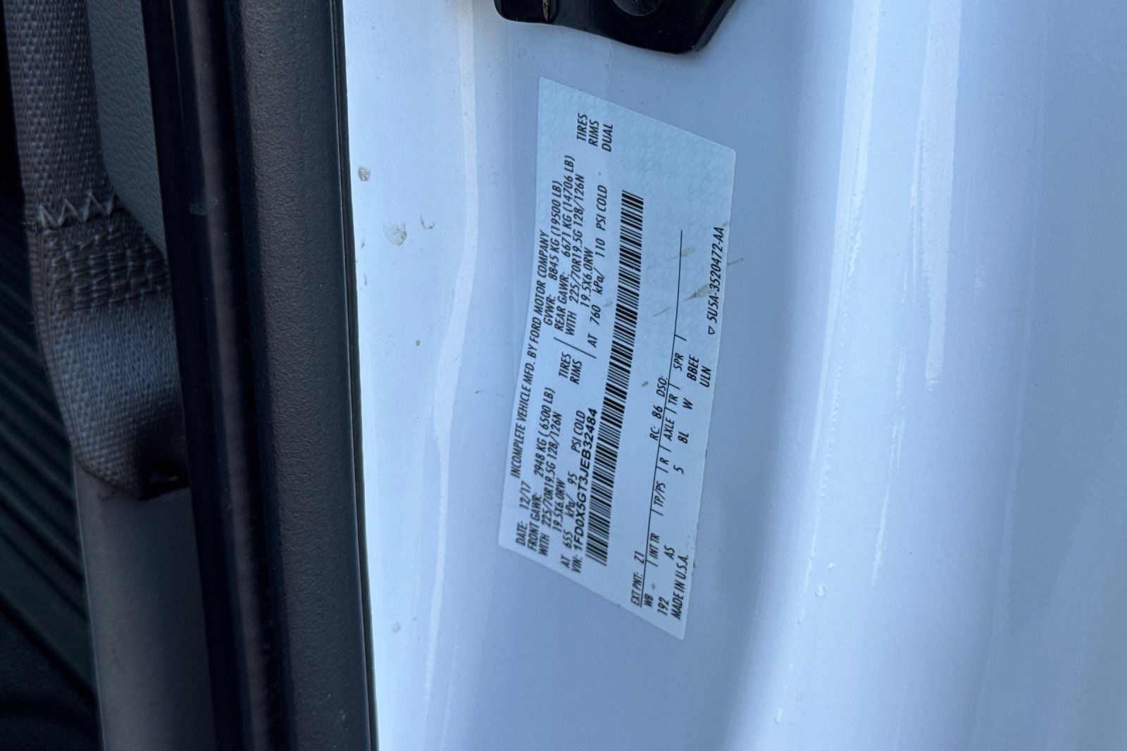 2018 Ford F-550SD XL DRW