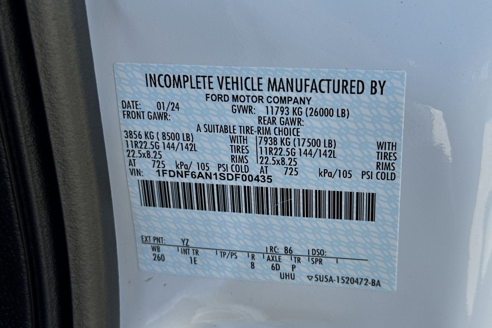 2025 Ford F-650 5/7yd Dump