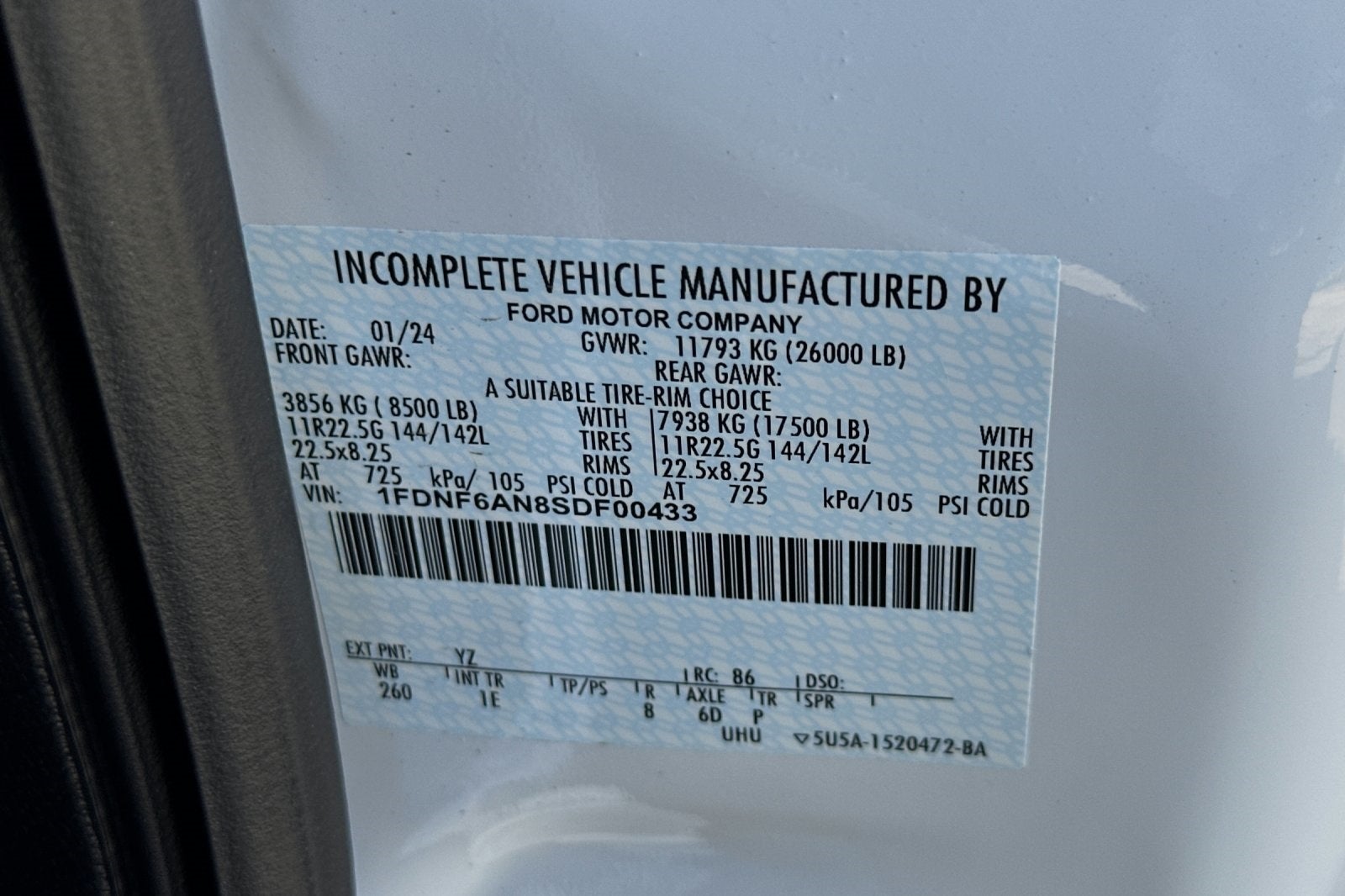 2025 Ford F-650 5/7yd Dump