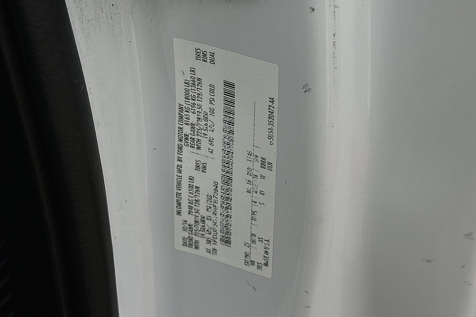 2017 Ford F-550SD XL DRW