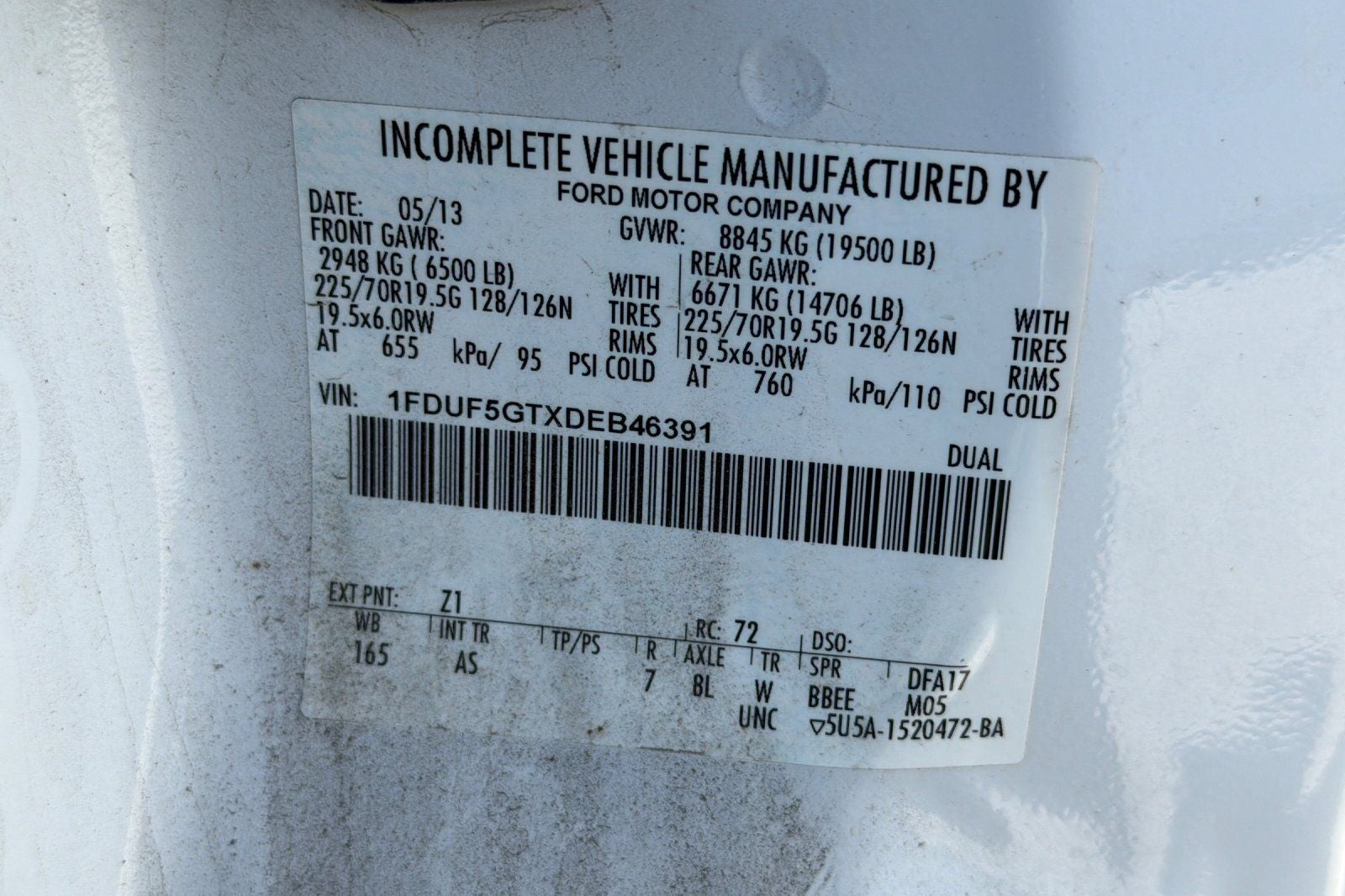 2013 Ford F-550SD XL DRW