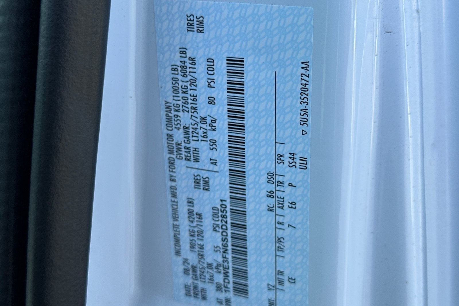 2025 Ford E-350SD Base Cutaway