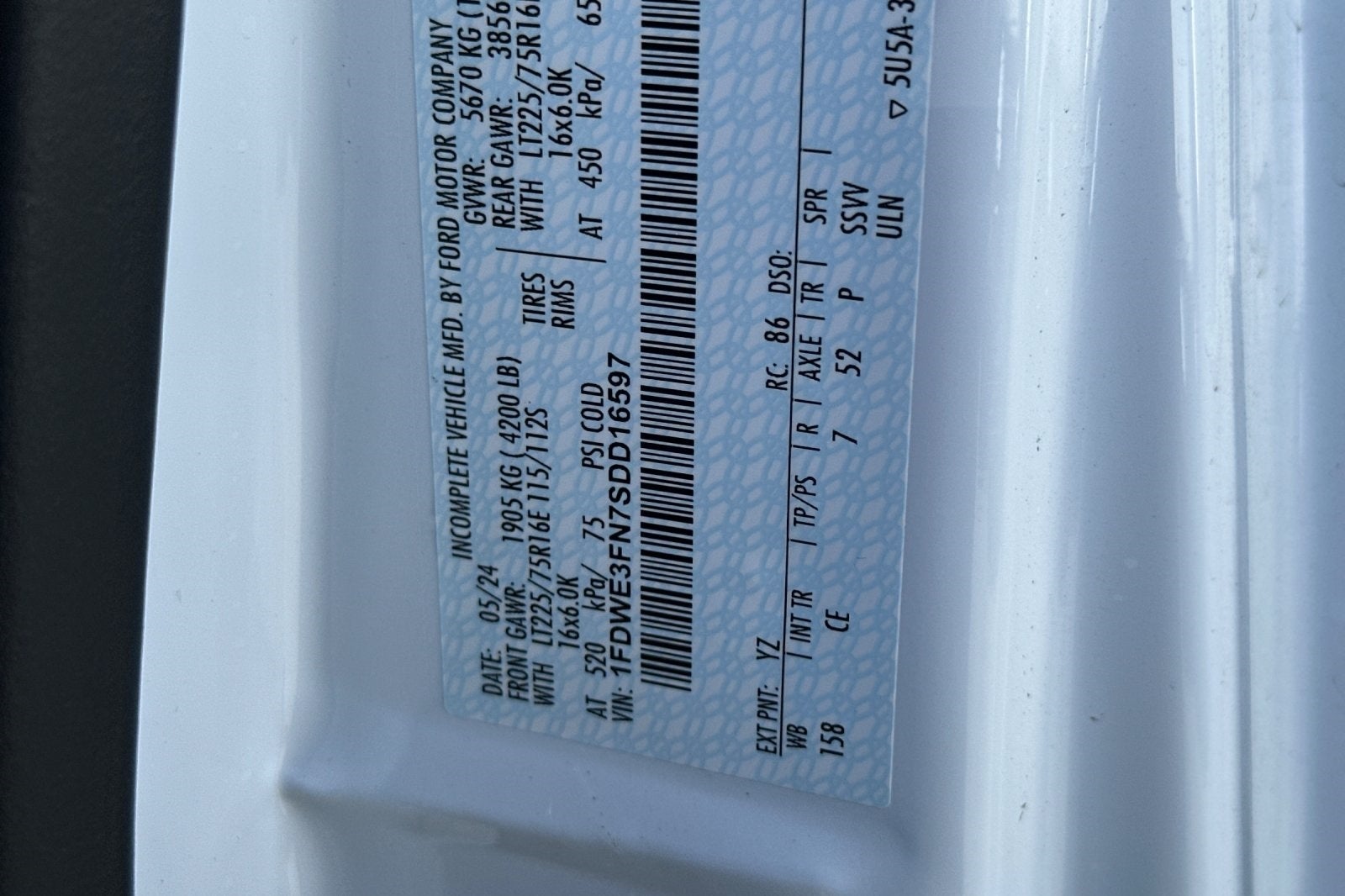 2025 Ford E-350SD Base Cutaway