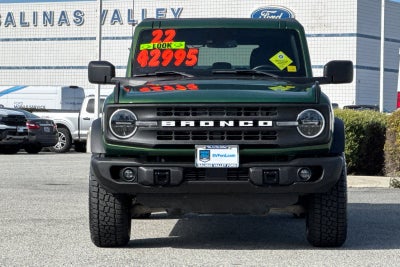 2022 Ford Bronco Black Diamond