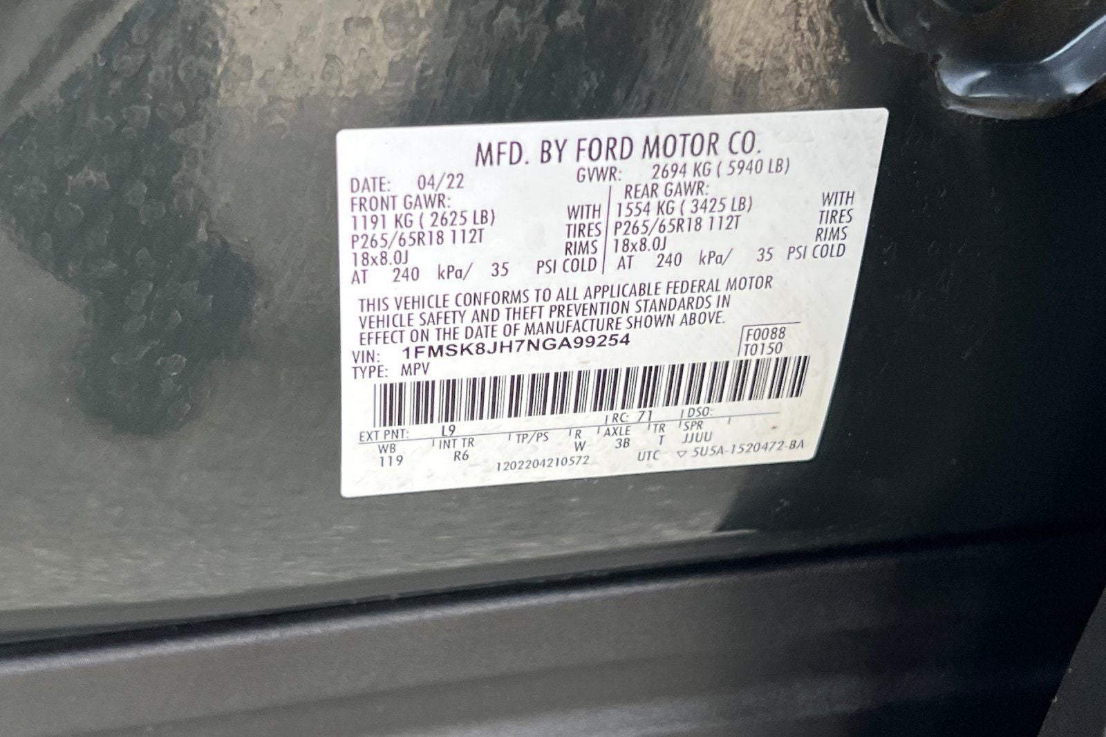 2022 Ford Explorer Timberline