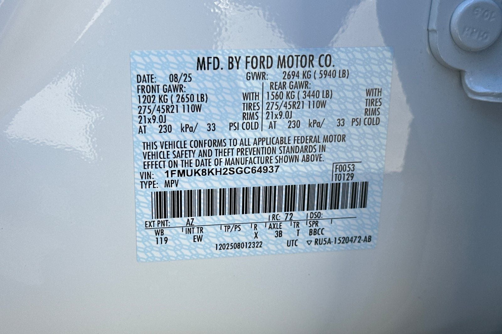 2025 Ford Explorer ST-Line