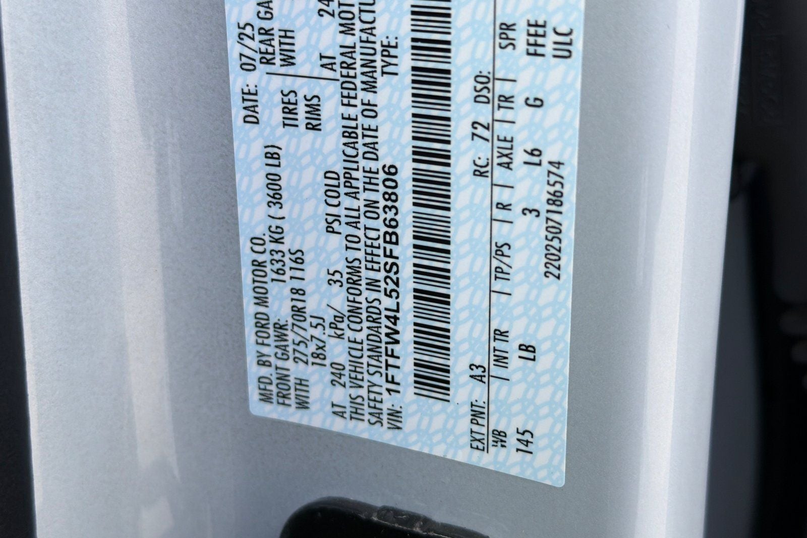 2025 Ford F-150 Tremor