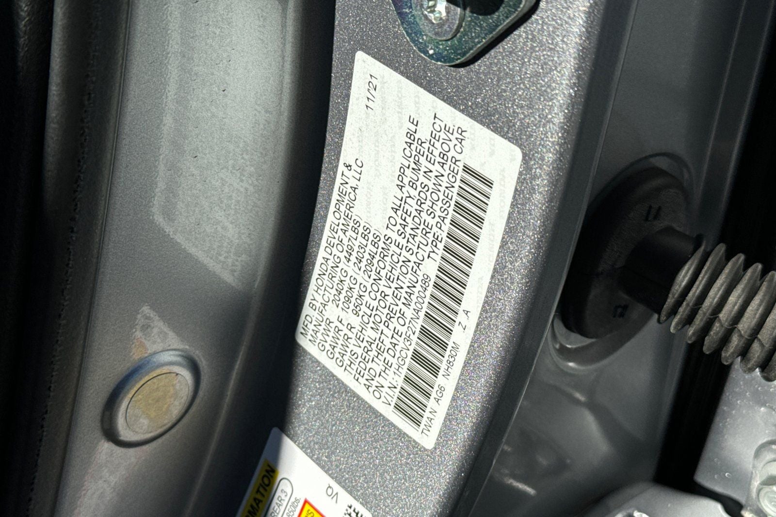 2022 Honda Accord Hybrid Sport