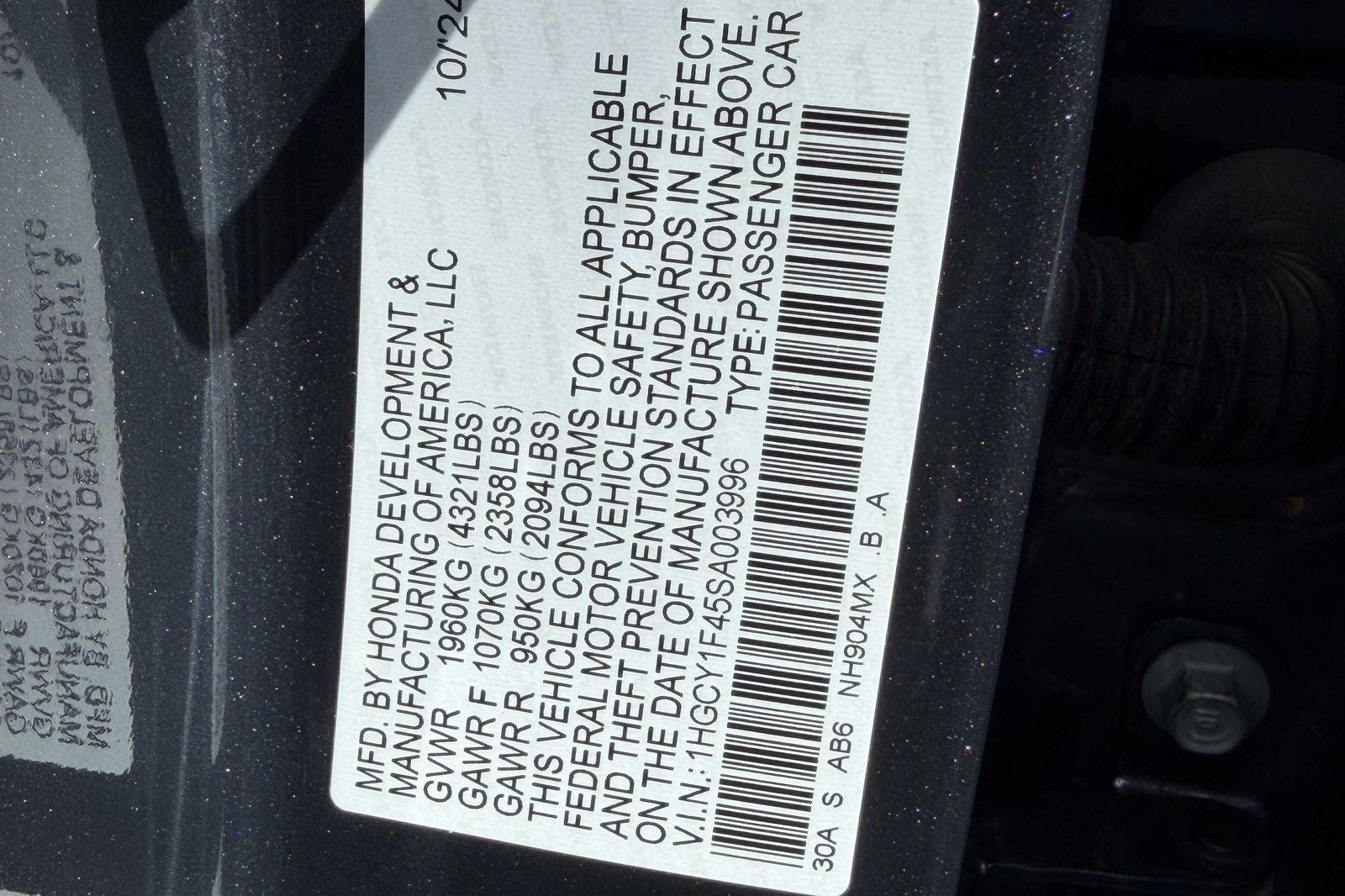 2025 Honda Accord SE