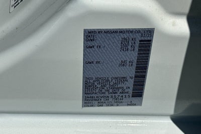 2025 Nissan Altima 2.5 SR