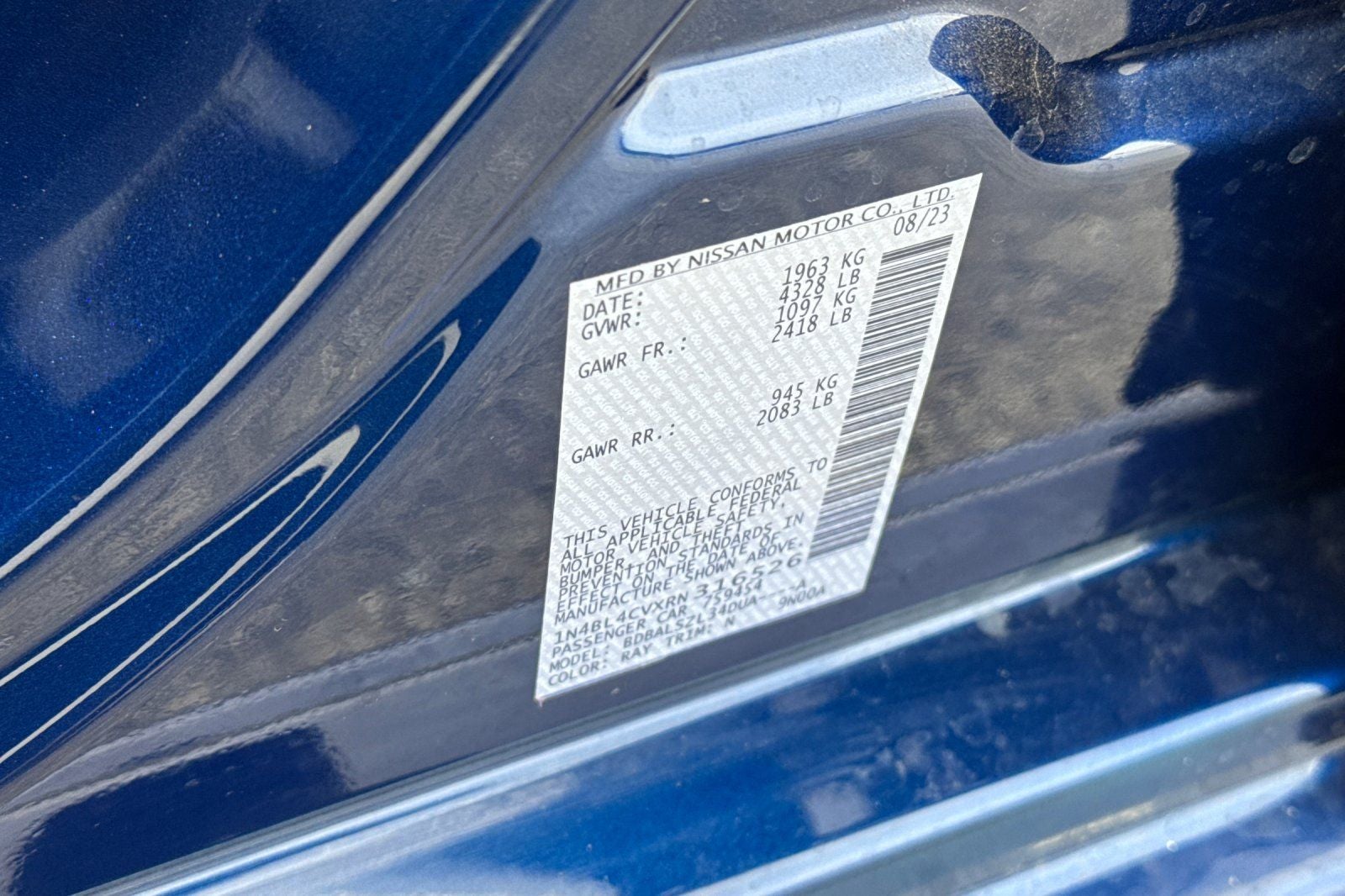 2024 Nissan Altima 2.5 SR