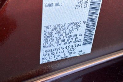 2023 Nissan Altima 2.5 SL