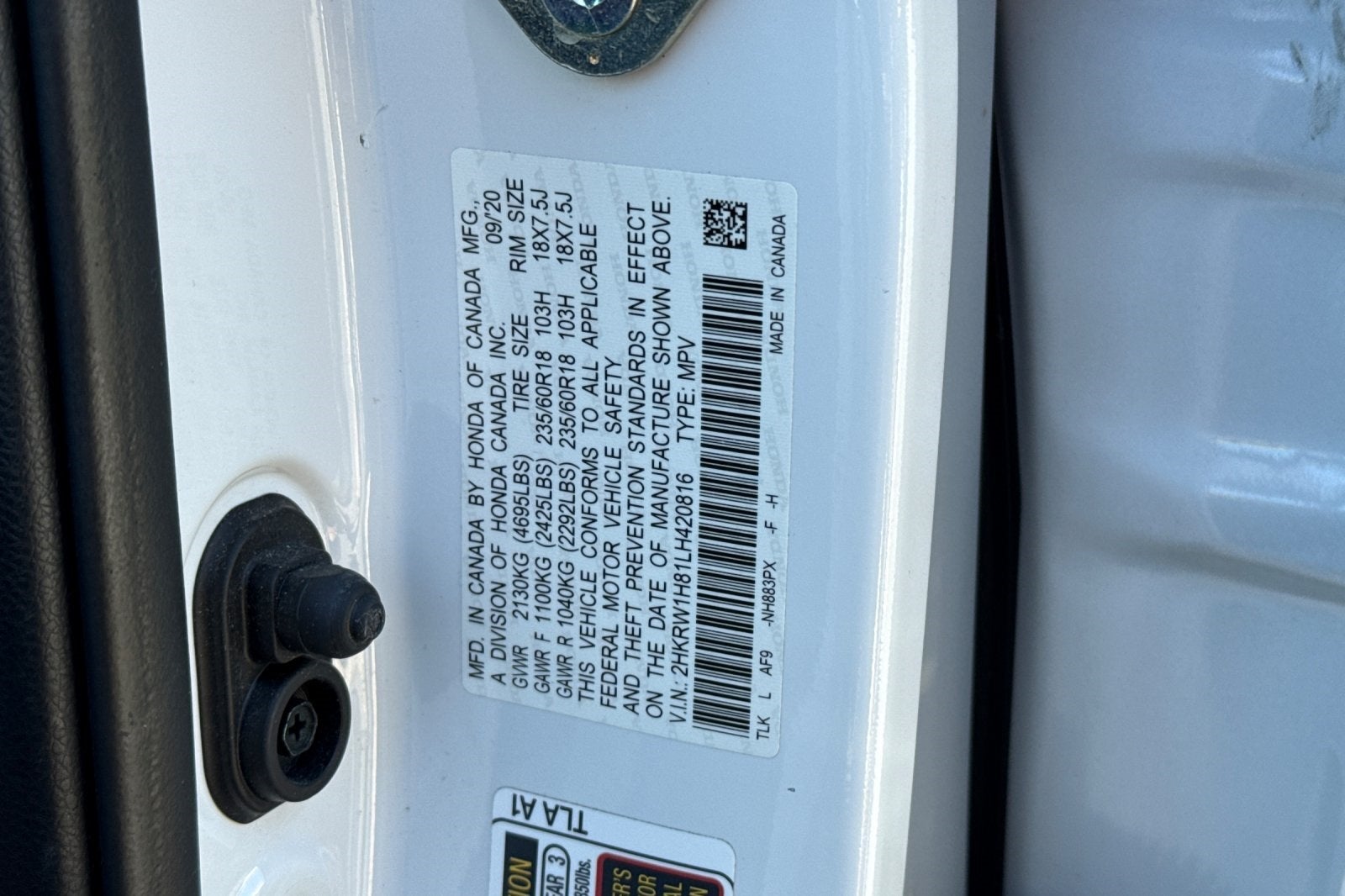 2020 Honda CR-V EX-L