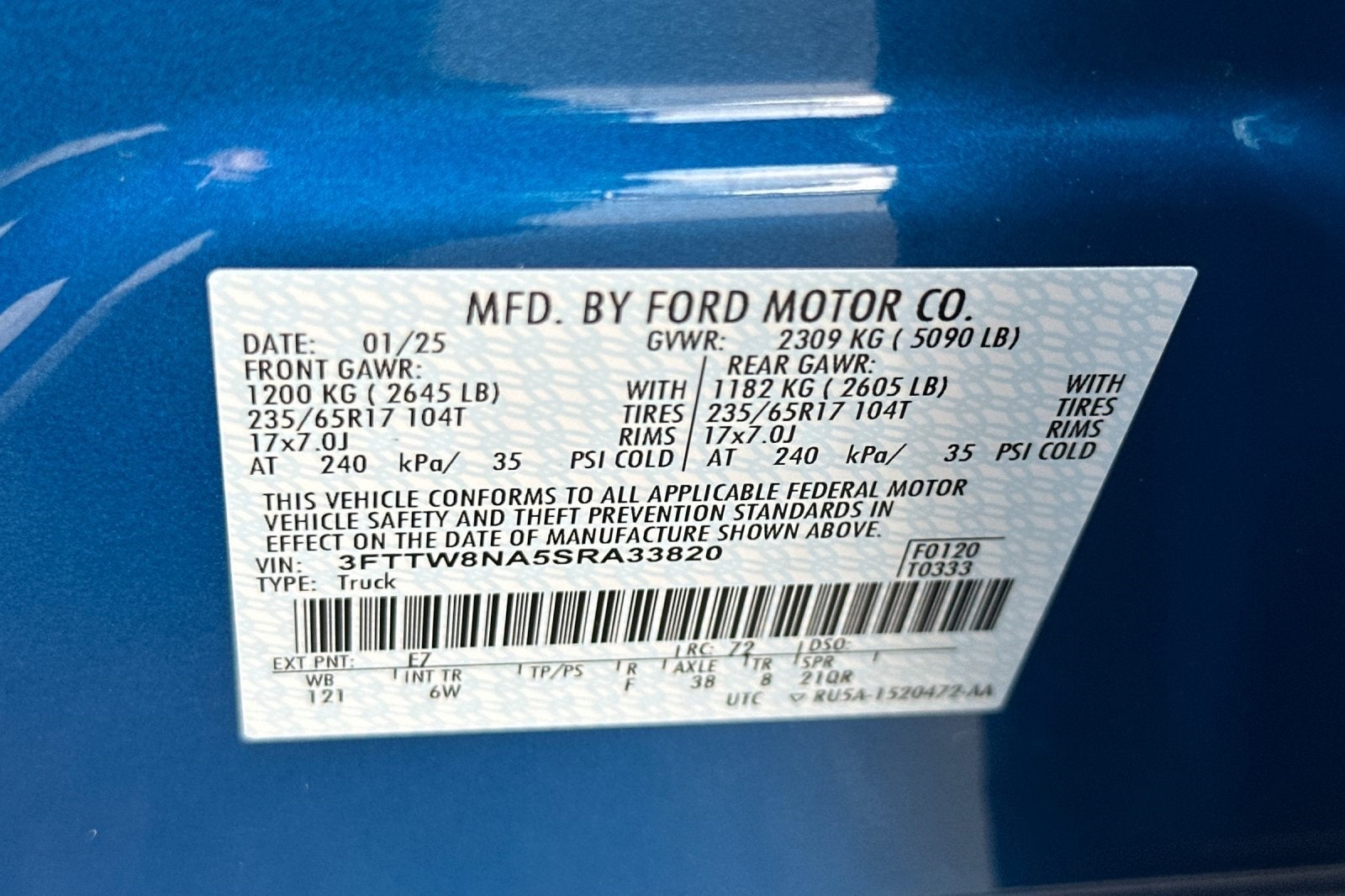 2025 Ford Maverick Tremor