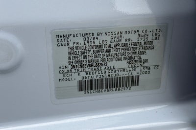 2024 Nissan Versa 1.6 SV