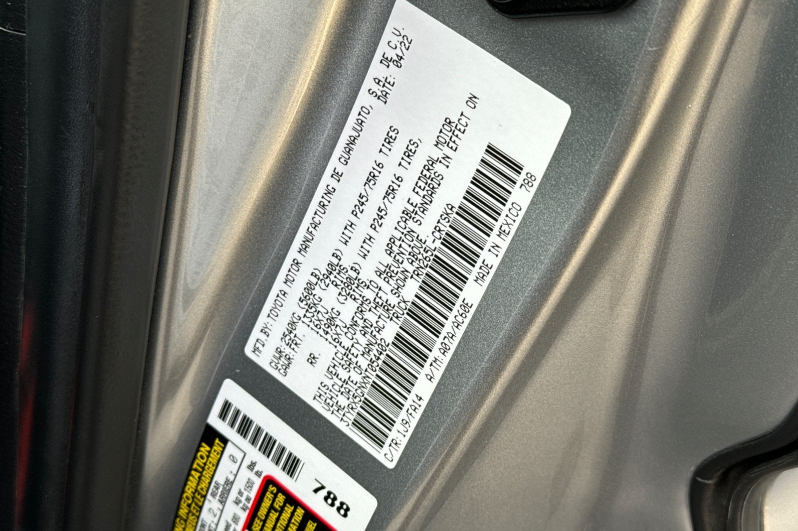 2022 Toyota Tacoma Base