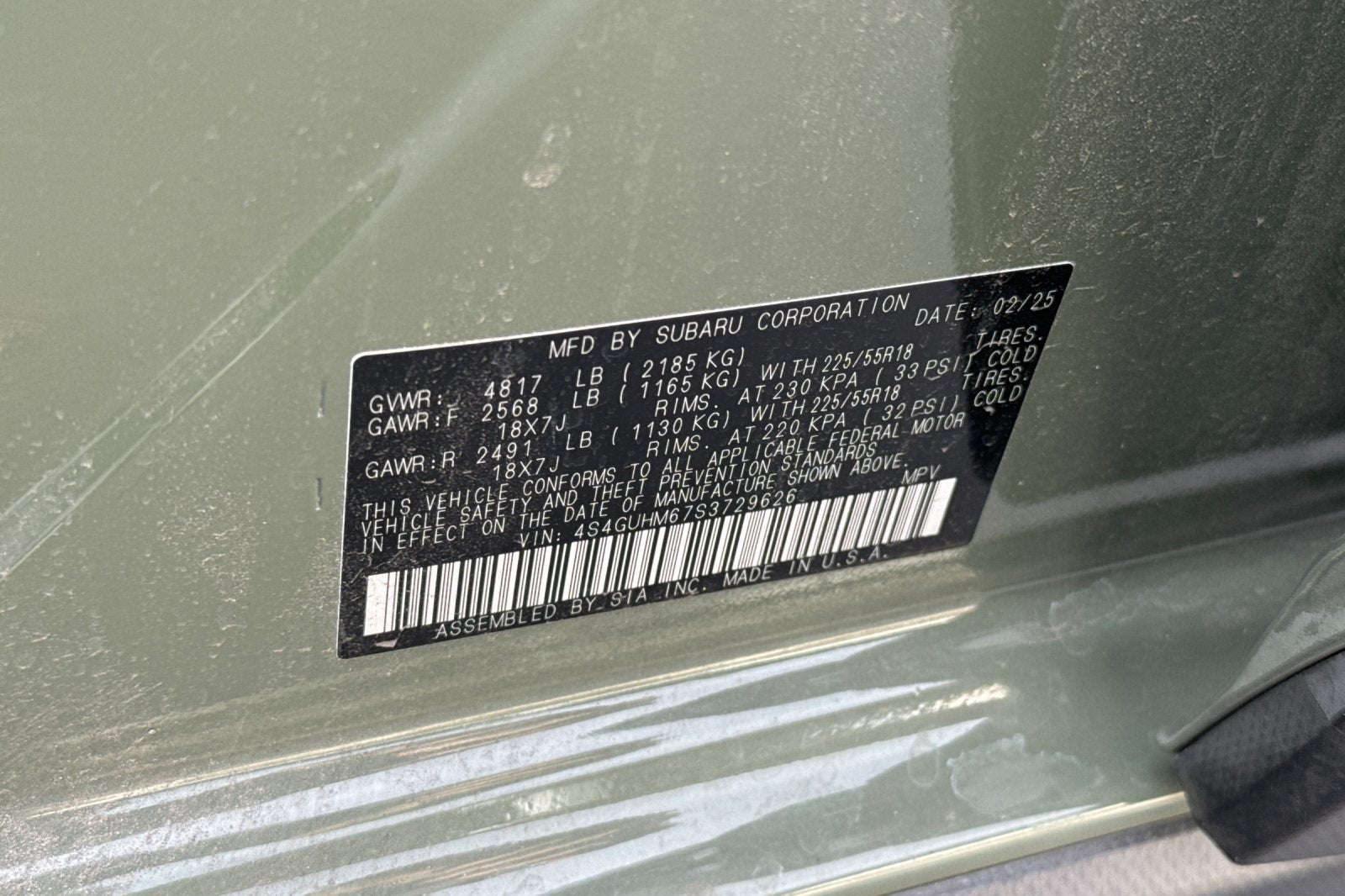 2025 Subaru Crosstrek Limited