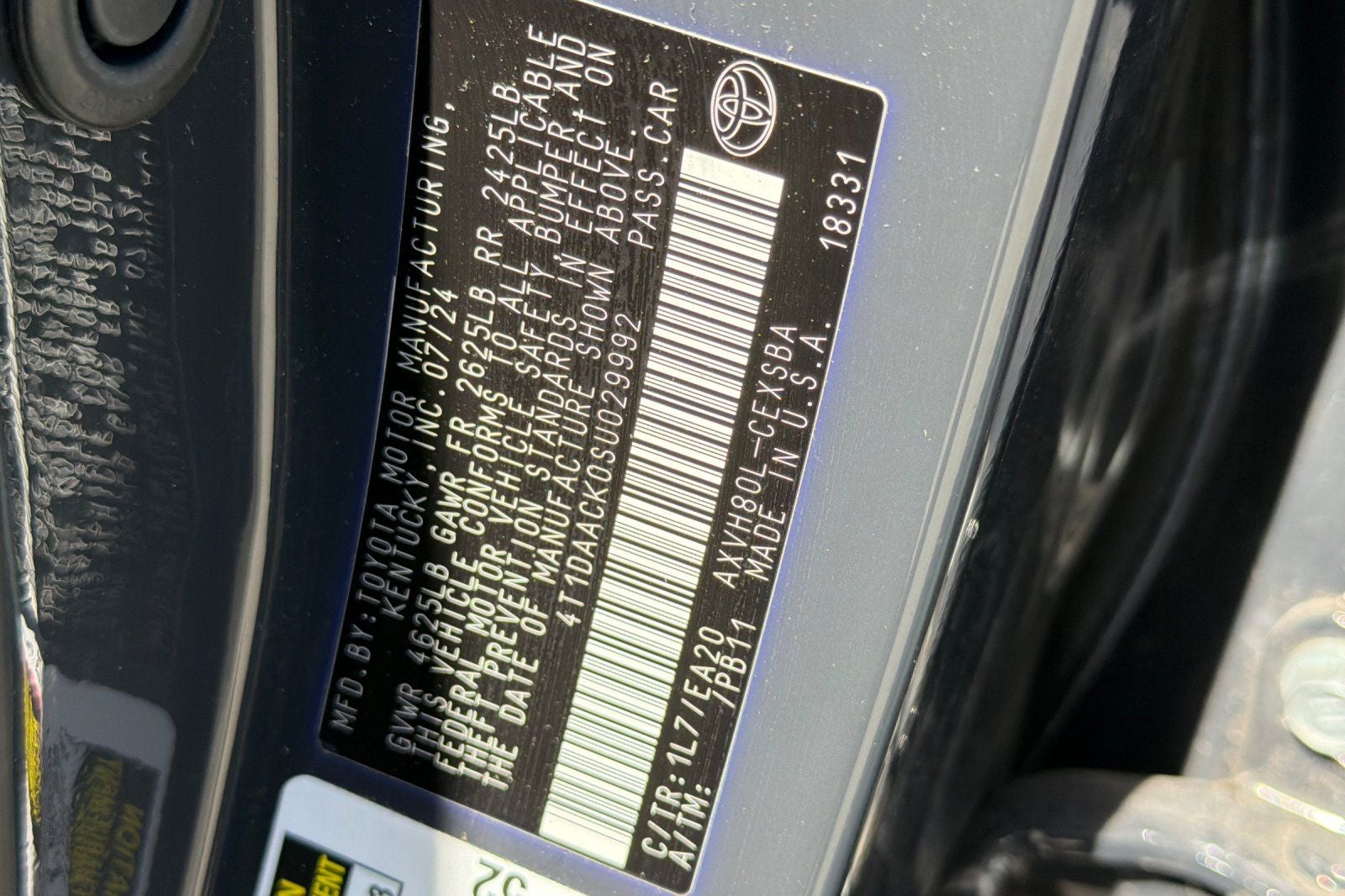 2025 Toyota Camry SE