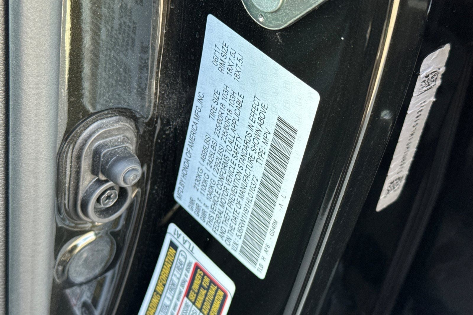 2017 Honda CR-V Touring