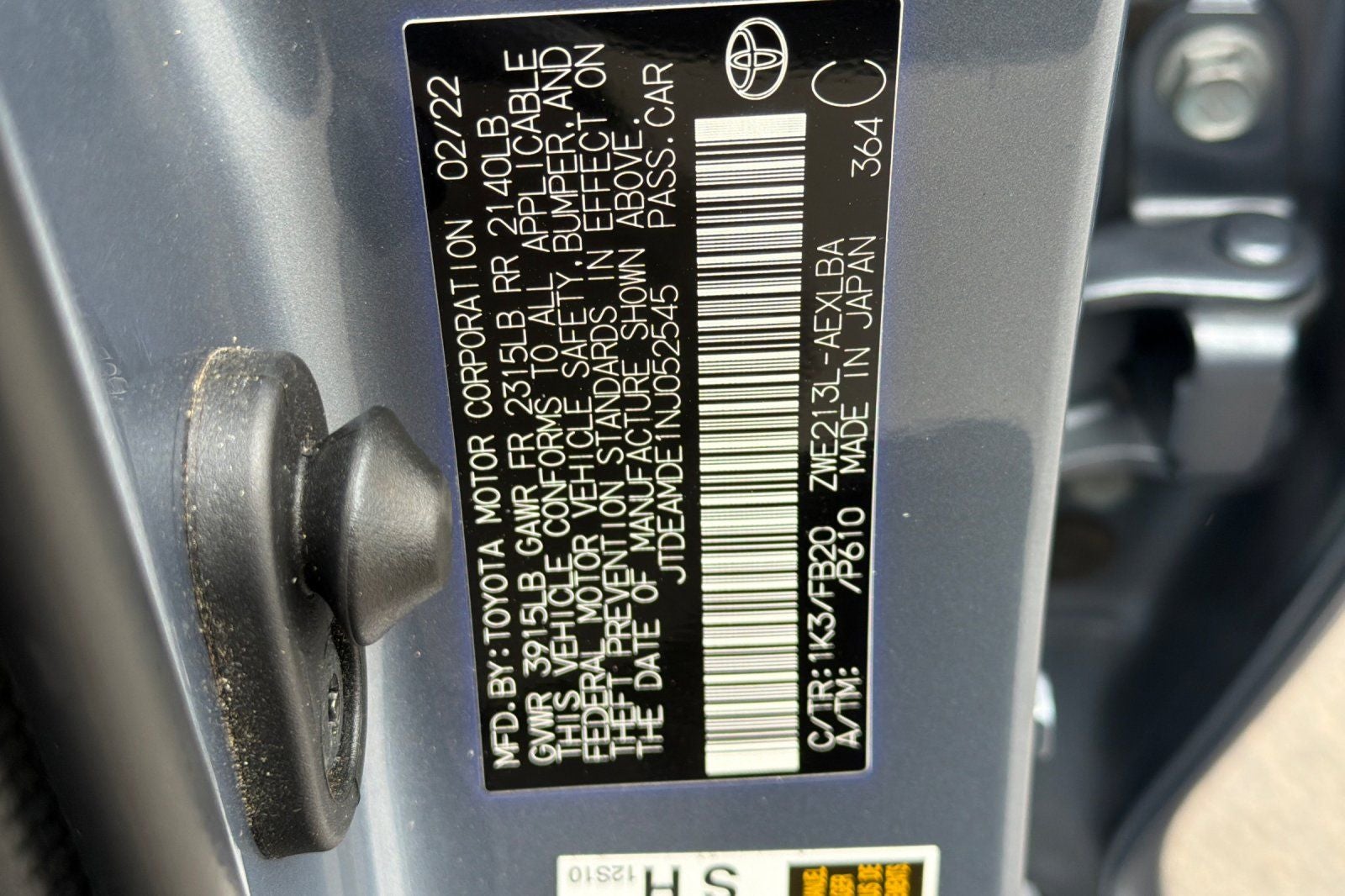 2022 Toyota Corolla Hybrid LE