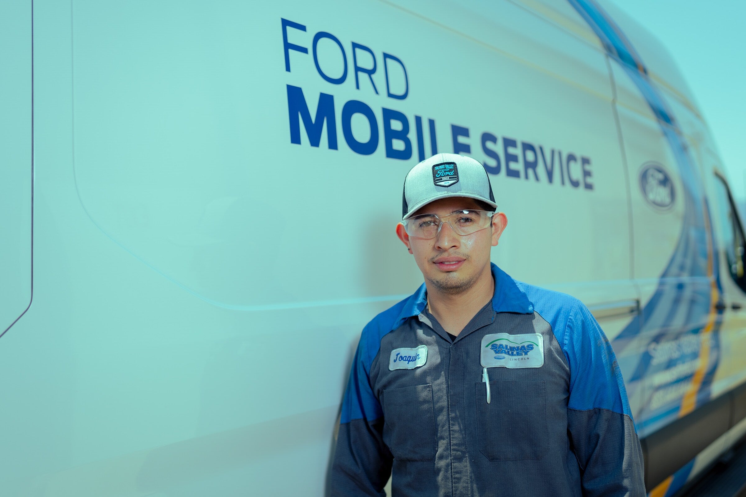 Ford Mobile Service Van and Technician