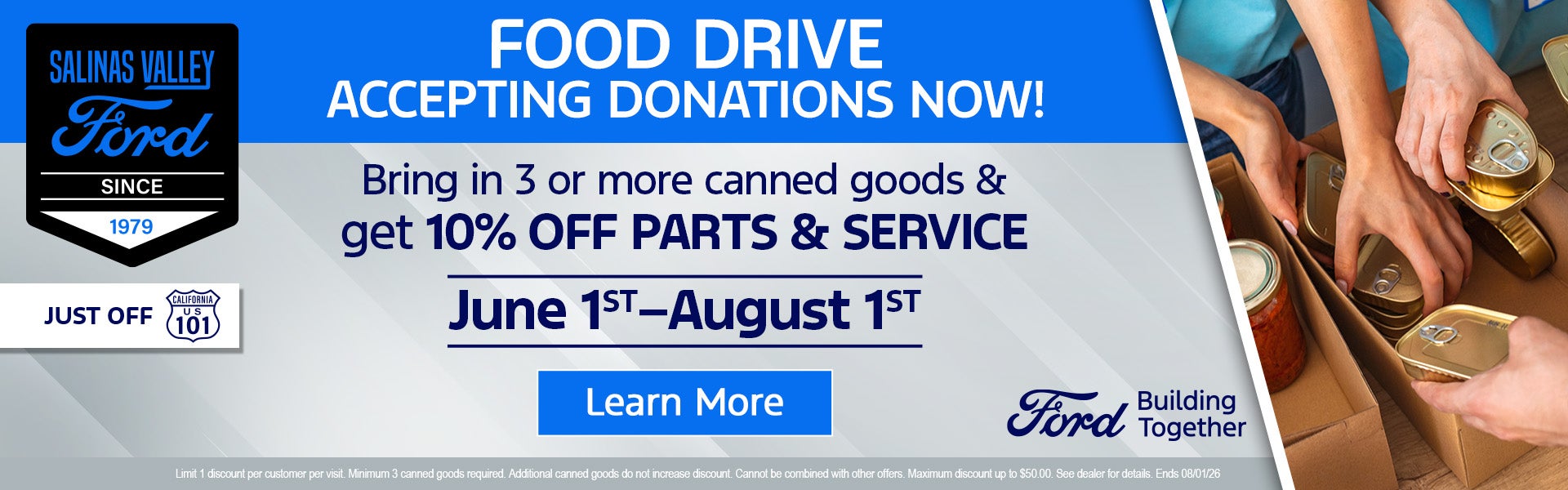 Food Drive Donations