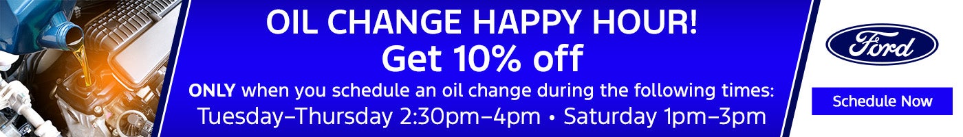 10% off oil change